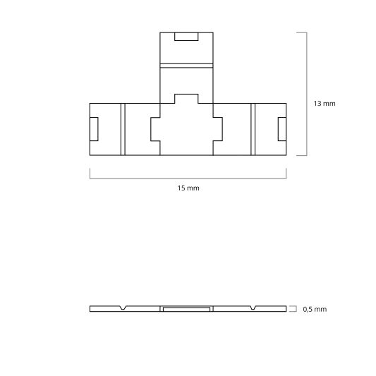 Koppelstuk splitsing RGB solderen niet nodig