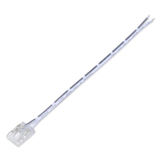 Koppelstuk tussen strip en kabel - COB Premium ledstrip 10 mm - solderen niet nodig
