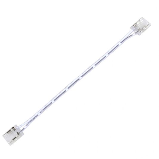 2 COB koppelstukken met kabel ertussen (10cm) - Enkele kleur