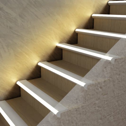 Led profiel 1 meter voor traprand