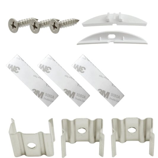 Led profiel 2 meter voor vloer opbouw 10 mm - Bolle afwerking