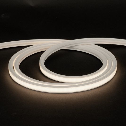 Led strip in flexibel wit inbouwprofiel | helder wit | 5 meter