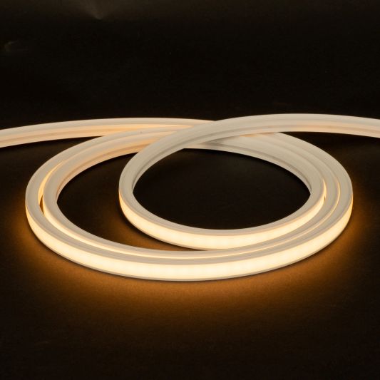 Led strip in flexibel wit inbouwprofiel | warm wit | 10 meter set