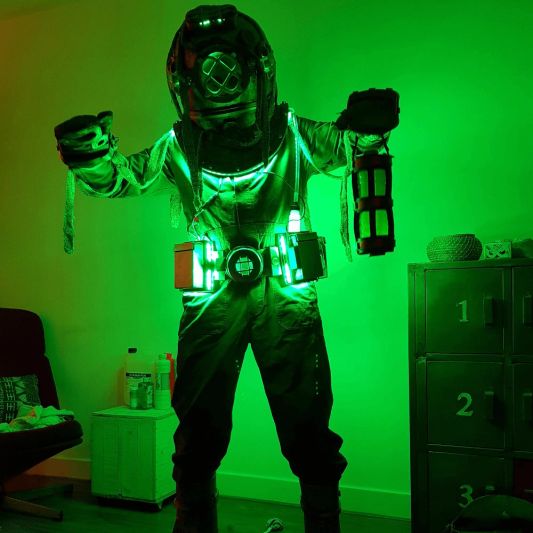 Led strip op batterij RGB Basic complete set 1 meter