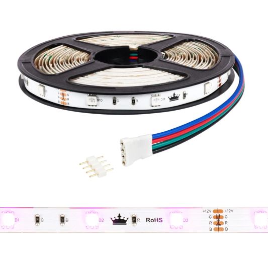 Led strip op batterij RGB Basic complete set 5 meter