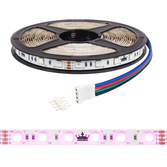 Led strip op batterij RGB Premium complete set 1 meter