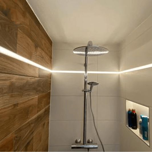 Led strip profiel breed inbouw hoog 1 meter