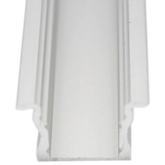 Led strip profiel inbouw Hoog model - compleet met afdekkap 2 meter 15 mm hoog
