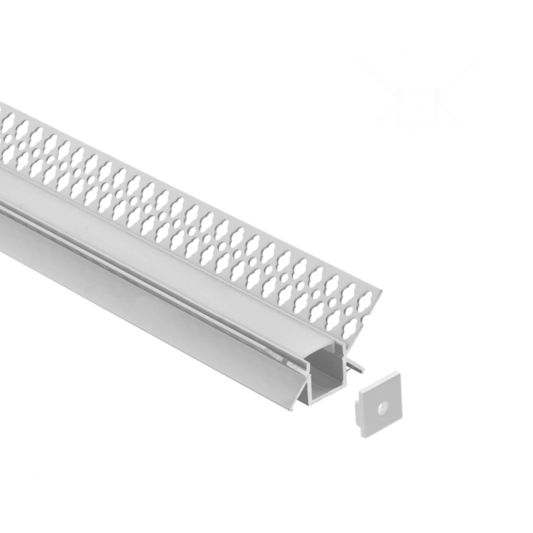 Led tegel profiel / led stuc profiel binnenhoek 1 meter - Smalle variant