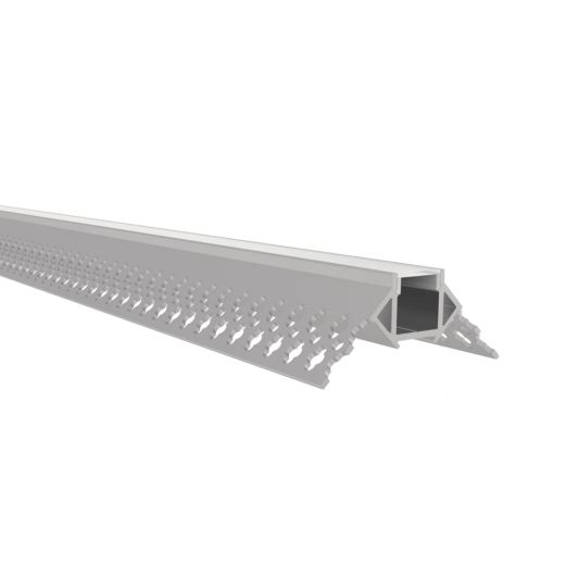 Led tegel profiel / led stuc profiel buitenhoek 1 meter - Smalle variant