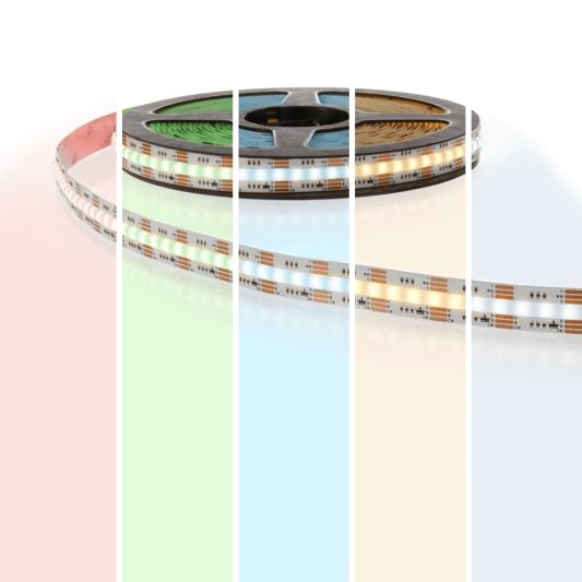 Ledstrip 10 meter RGBWW Prime 840 COB leds p/m - Losse strip