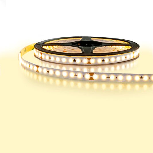 Ledstrip 8 meter warm wit Basic - losse strip met 128 leds per meter