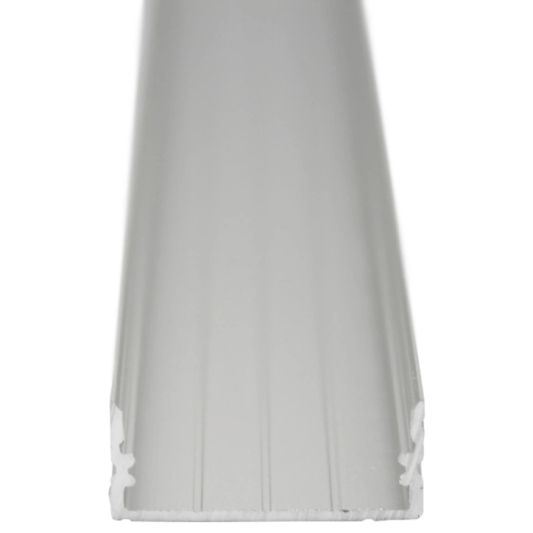 Ledstrip profiel breed opbouw laag model - compleet inclusief afdekkap 1 meter