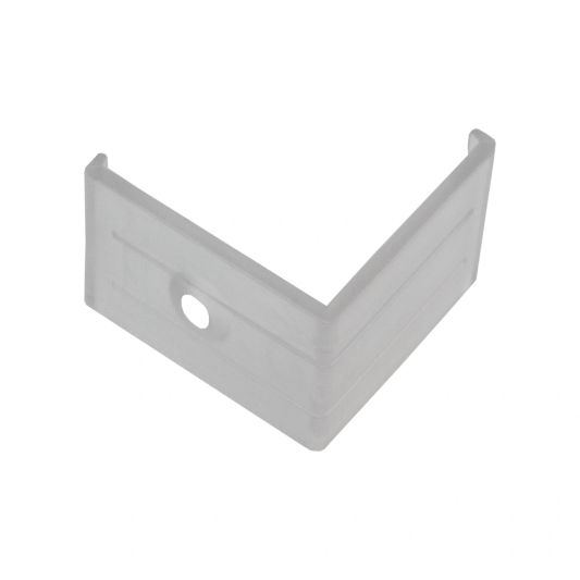 Ledstrip profiel hoek Basic line - compleet inclusief afdekkap 3 meter