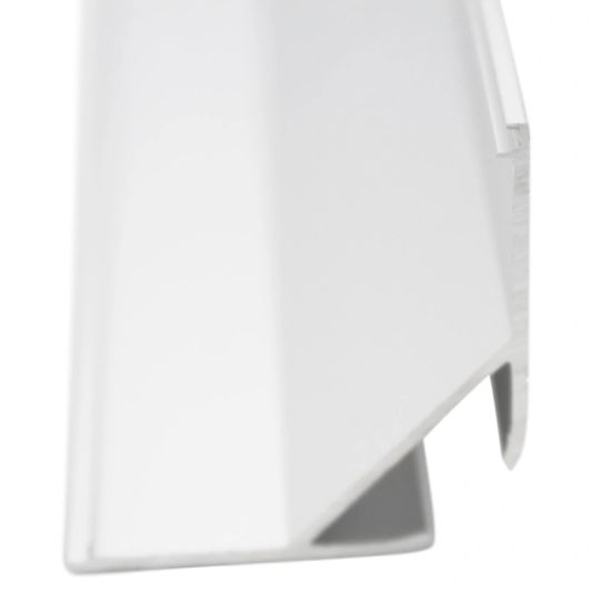 Ledstrip profiel hoek Breed rond model compleet inclusief afdekkap 1,5M