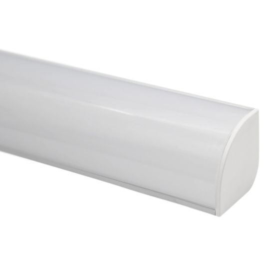 Ledstrip profiel hoek Breed rond model compleet inclusief afdekkap 1,5M