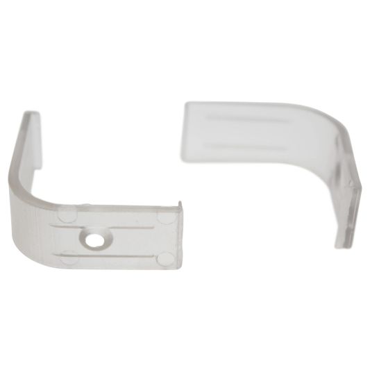 Ledstrip profiel hoek Breed rond model compleet inclusief afdekkap 1M