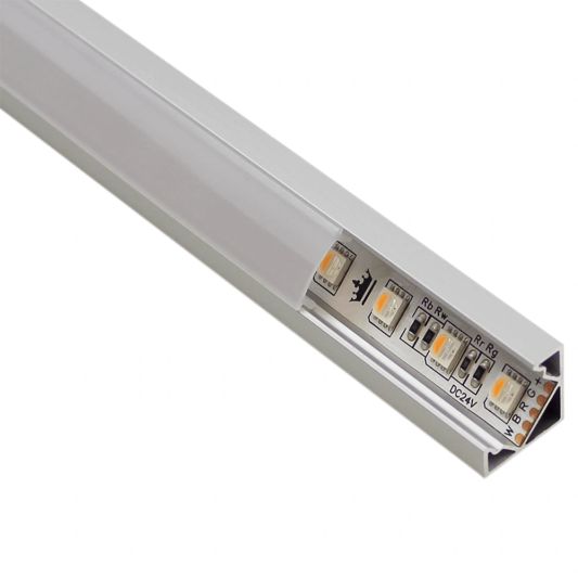 Ledstrip profiel hoek Slim line - compleet inclusief afdekkap 2 meter
