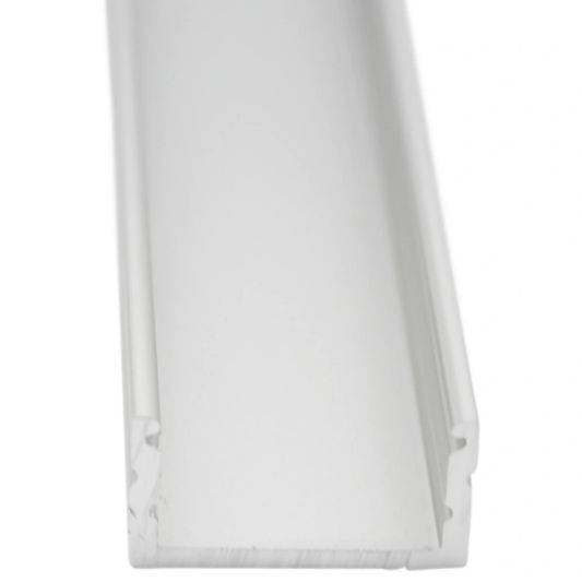 Ledstrip profiel opbouw Breed model - compleet inclusief rechte afdekkap 1 meter