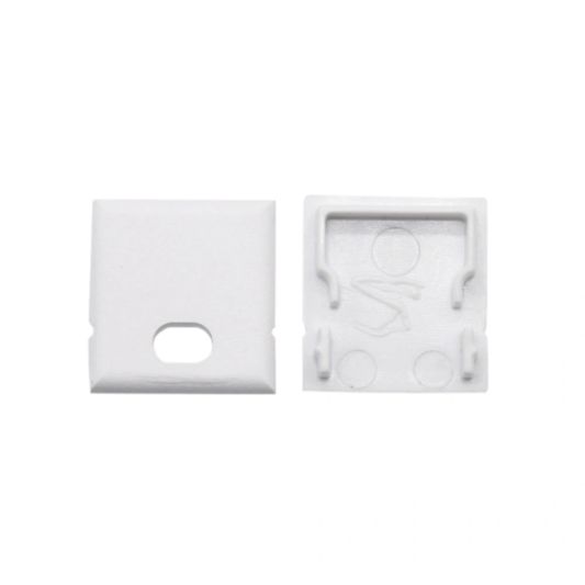 Ledstrip profiel opbouw Breed model - compleet inclusief rechte afdekkap 1 meter