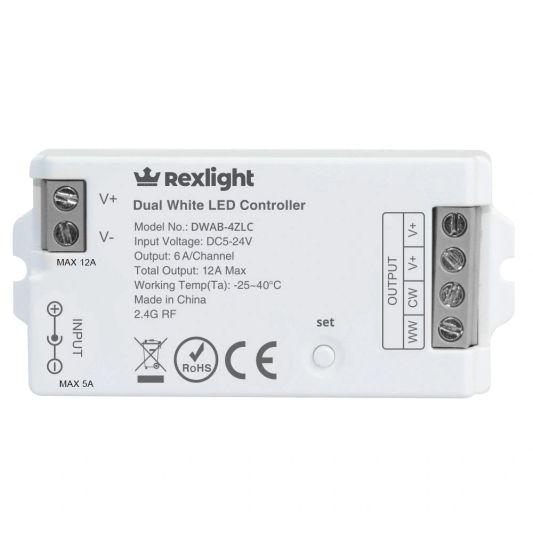 Losse controller voor 4-zone Dual White RF set