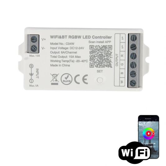 Losse wifi controller voor RGBW led strips