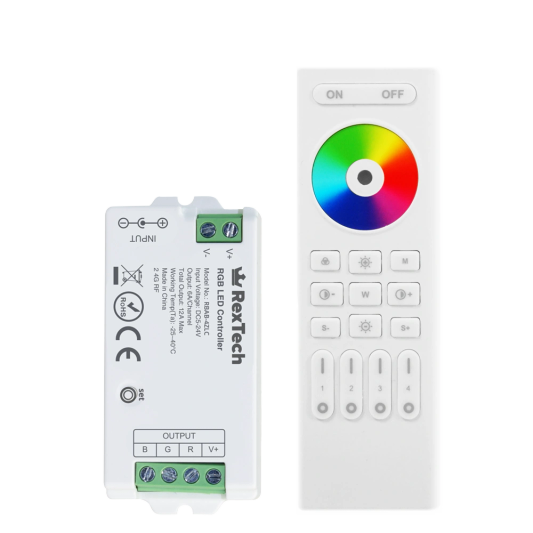 Luxe touch RF 4-zone afstandsbediening RGB