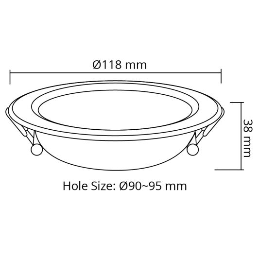 Milight RGBWW LED downlight 6 Watt inbouwspot - Voordeelset van 6 stuks