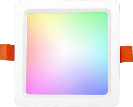 Milight RGBWW led vierkante downlight 9 Watt mét Wifi module