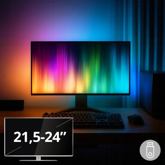 PC ambilight USB game verlichting - 21,5/24 inch