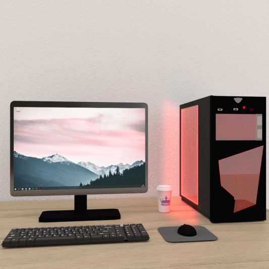 PC led strip set 1 meter RGB Basic