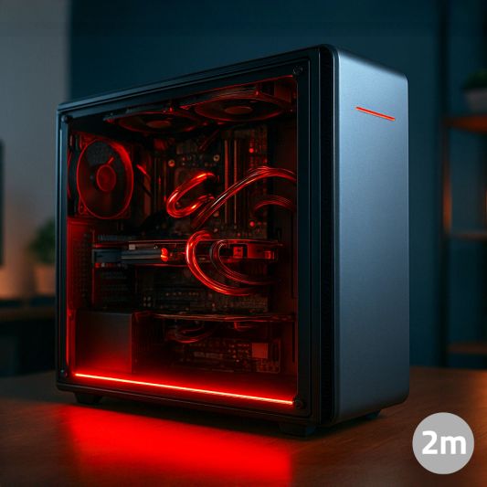 PC led strip set 2 meter RGB Premium