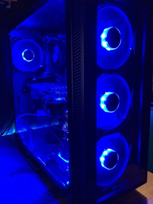 PC led strip set 4 meter RGB Basic