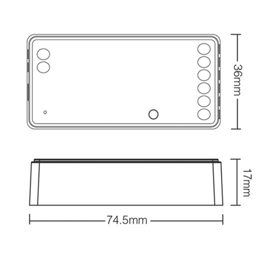 RexTech RGBWW Inbouwspot Wit 3 pack