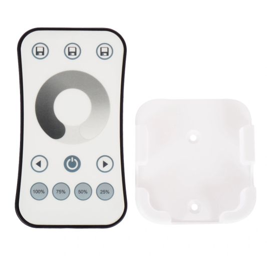 RF Controller + Afstandsbediening voor 230V enkelkleurige LED strips – complete set voor draadloze bediening