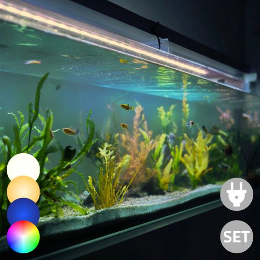 RGB led strip + enkele kleur strip: 100 - 150 cm complete set