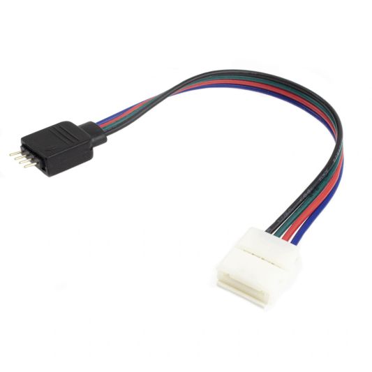 RGB STEKKER MET KOPPELSTUK solderen niet nodig