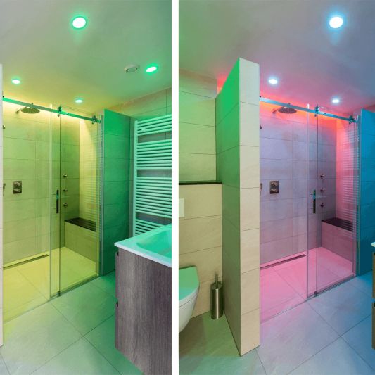 RGBW led strip Basic met afstandsbediening 11 tot 20 meter