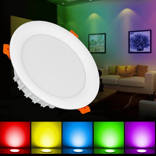 RGBWW led inbouwspot downlight 18 Watt - Voordeelset van 6 stuks