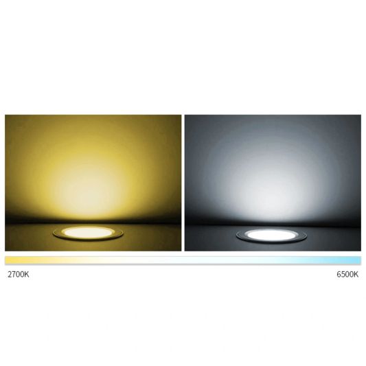 RGBWW led inbouwspot downlight 18 Watt - Voordeelset van 6 stuks