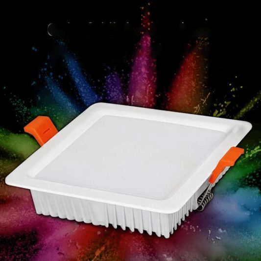 RGBWW led vierkante downlight 9 Watt