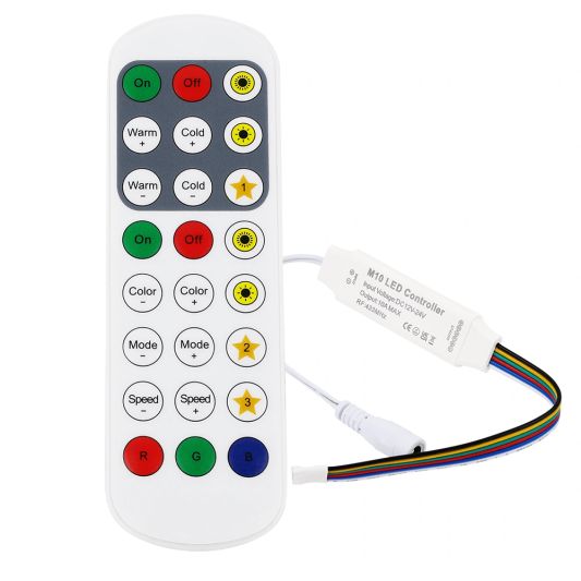 24 knops RGBWW RF controller met afstandsbediening