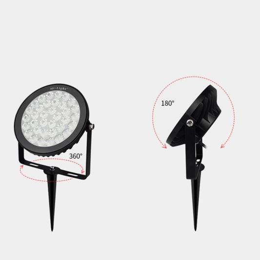 Wifi set met 1-4 RGBWW Wifi led tuinspots 15 Watt