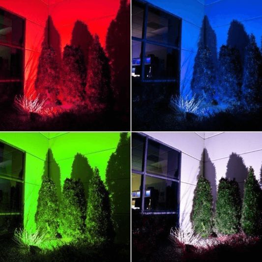 RGBWW Wifi schijnwerper 20 watt met afstandsbediening en 1-4 lampen