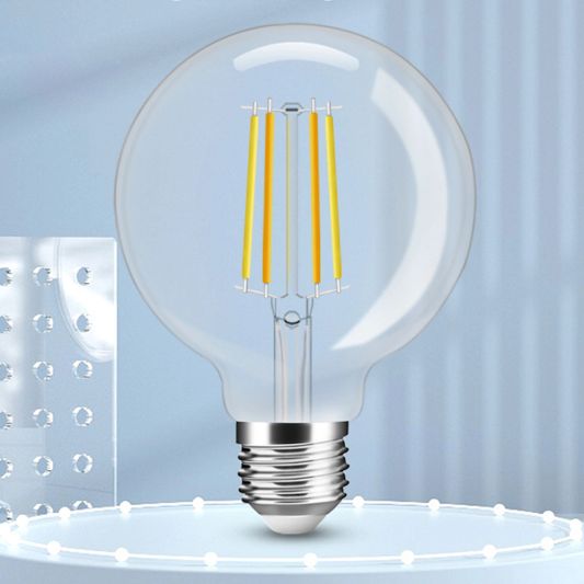 Slimme filament lamp - Dual white 7W E27 fitting - G95 model - voordeelset van 6