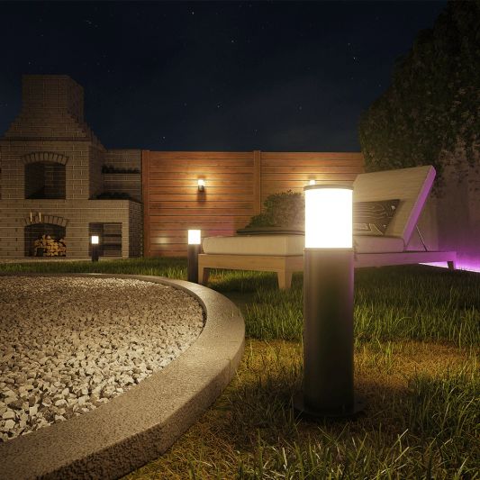 Slimme Zigbee staande lamp 9W rond - Starterset