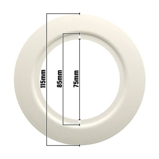 Spot armatuur opvulring - wit