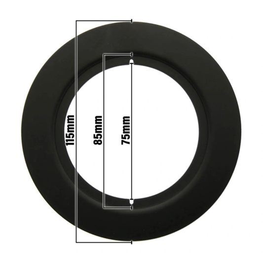 Spot armatuur opvulring - zwart