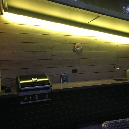 Terrasoverkapping verlichting set 4 meter