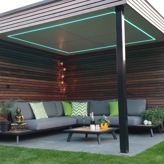 Terrasoverkapping verlichting set 7 meter